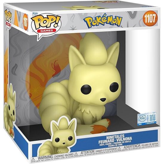 FIGURA POP JUMBO POKEMON NINETALES FEUNARD VULNONA EXCLUSIVE image 0