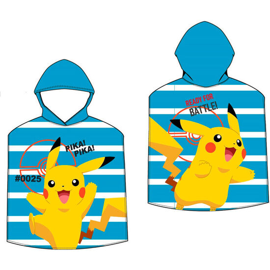 PONCHO TOALLA POKEMON MICROFIBRA image 0