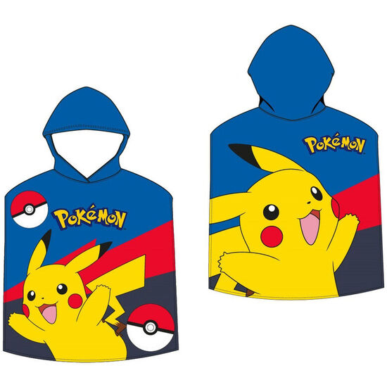 PONCHO TOALLA POKEMON MICROFIBRA image 0
