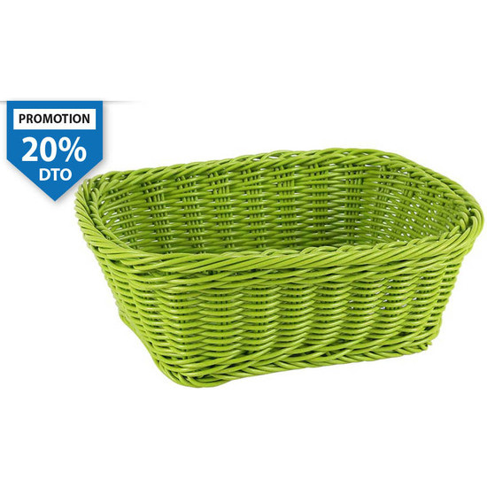 PP RECTANG PISTACHIO BASKET 23X18X8 CM image 0