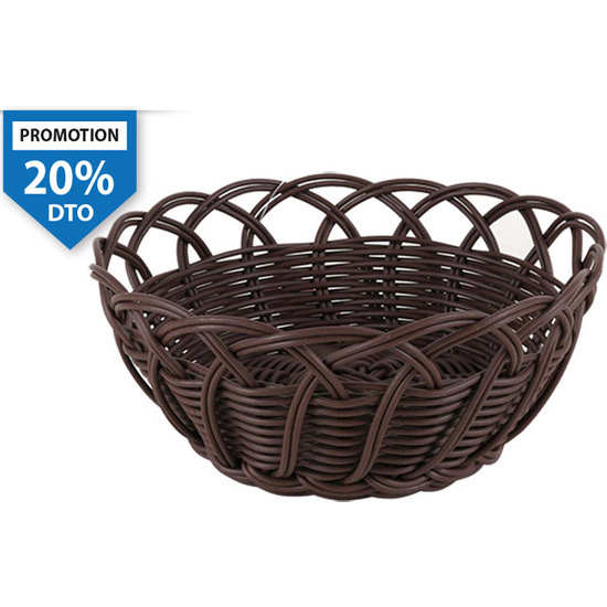 PP ROUND WENGUE BASKET Ш20X9 CM image 0