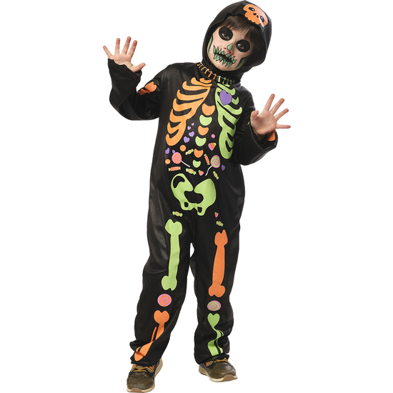 DISFRAZ ESQUELETO CHUCHES BRILLANTE INF image 0