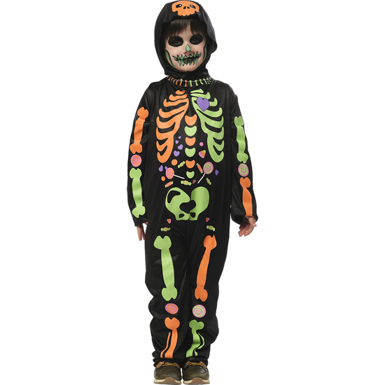 DISFRAZ ESQUELETO CHUCHES BRILLANTE INF image 1