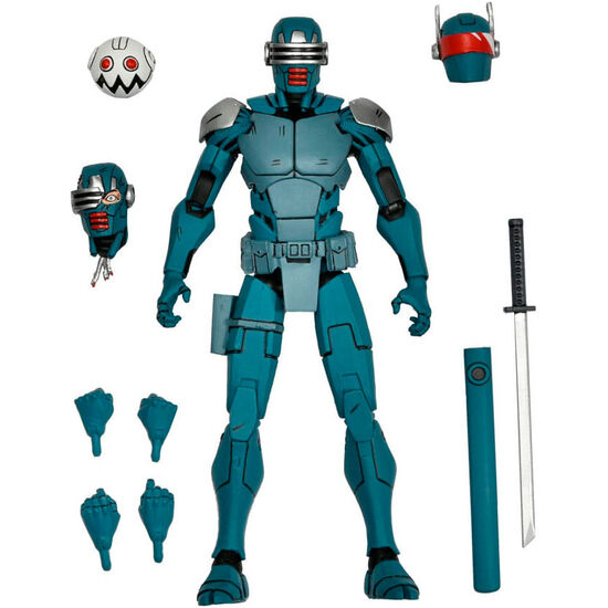 FIGURA ULTIMATE SYNJA PATROL BOT THE LAST RONIN TEENAGE MUTANT LAS TORTUGAS NINJA 18CM image 0