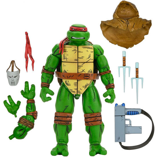 FIGURA RAPHAEL MUTANT NINJA TORTUGAS NINJA 18CM image 0
