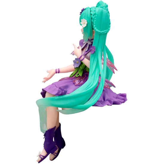 FIGURA NOODLE STOPPER HATSUNE MIKU FLOWER FAIRY COSMOS PURPLE HATSUNE MIKU 14CM image 0