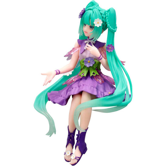 FIGURA NOODLE STOPPER HATSUNE MIKU FLOWER FAIRY COSMOS PURPLE HATSUNE MIKU 14CM image 2