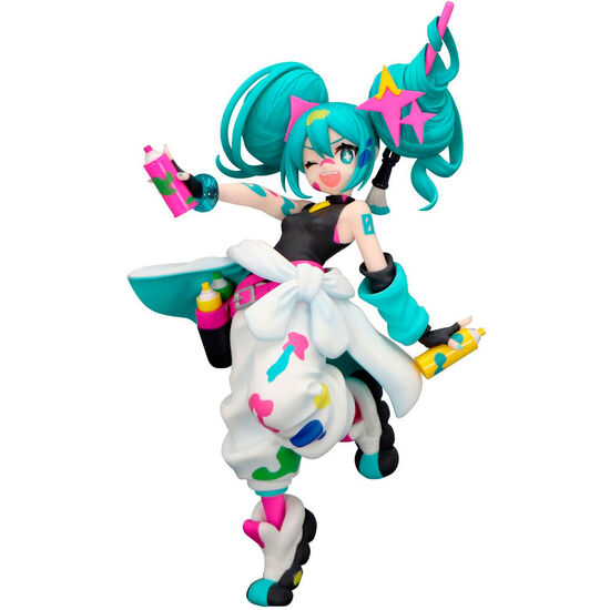 FIGURA HATSUNE MIKU PAINT GIRL TRIO-TRY-IT HATSUNE MIKU 19CM image 2