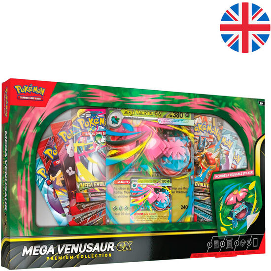 BLISTER PREMIUM CARTAS MEGA-VENUSAUR POKEMON INGLES image 0