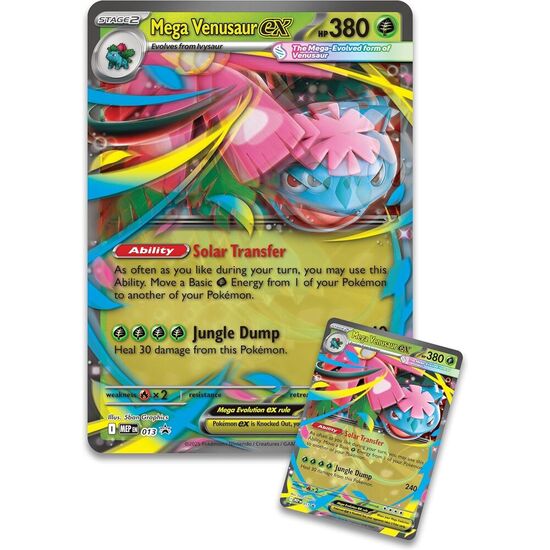 BLISTER PREMIUM CARTAS MEGA-VENUSAUR POKEMON INGLES image 1