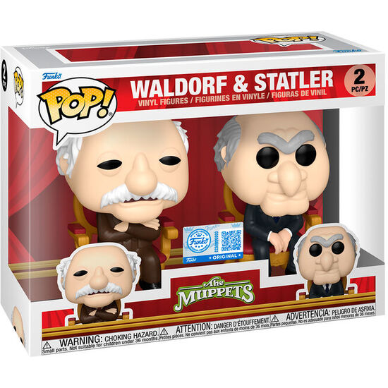 BLISTER 2 FIGURAS POP LOS TELEÃ±ECOS WALDORF AND STATLER EXCLUSIVE image 1