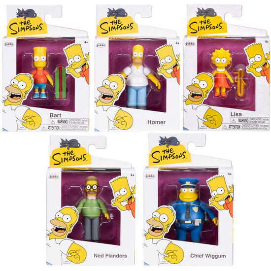 FIGURA WAVE 1 LOS SIMPSONS 6CM SURTIDO image 0
