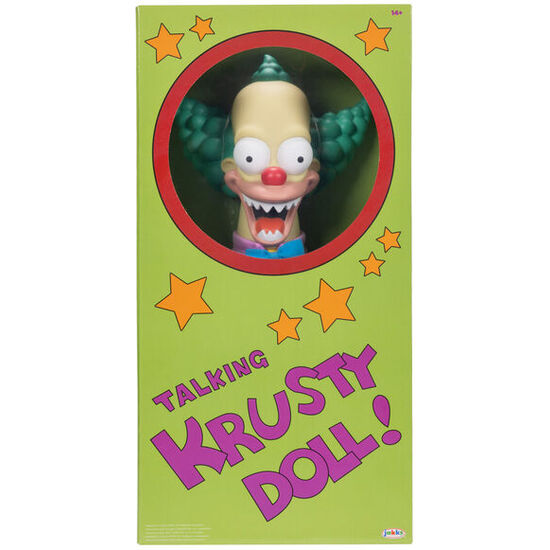 MUÃ±ECO PARLANTE KRUSTY EL PAYASO LOS SIMPSONS INGLES 44CM image 0