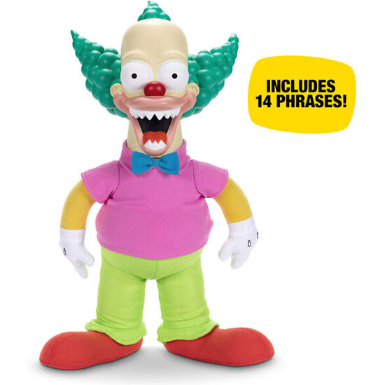 MUÃ±ECO PARLANTE KRUSTY EL PAYASO LOS SIMPSONS INGLES 44CM image 3