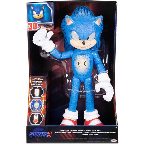 FIGURA SONIC INTERACTIVA LA PELÃ­CULA SONIC 3 35CM image 0