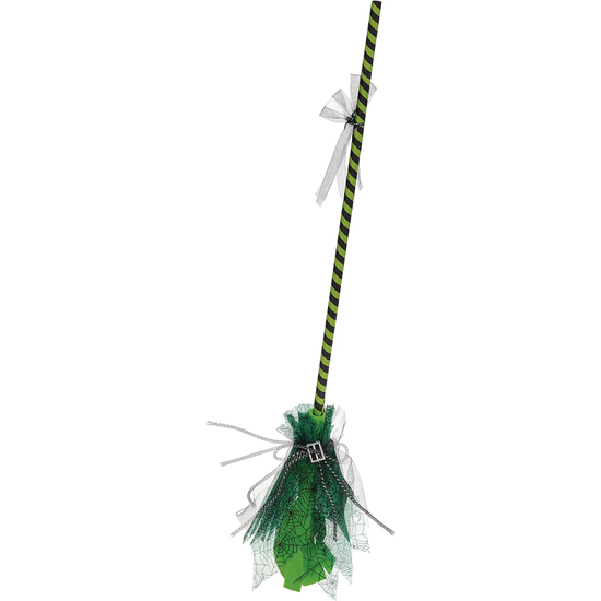 ESCOBA BRUJA CUQUI VERDE image 0