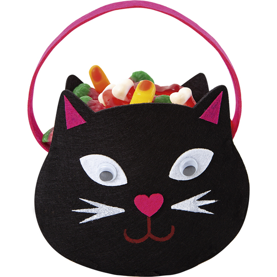 BOLSO PORTACARAMELOS GATITO NEGRO FIELTR image 0