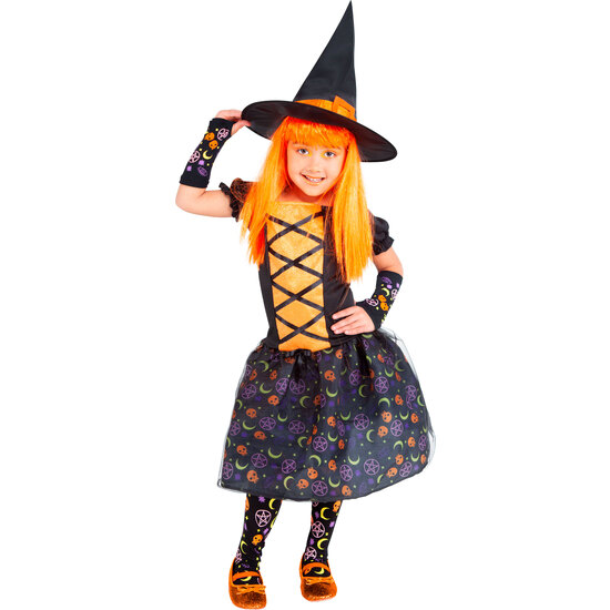 DISFRAZ BRUJA MOONLIGHT ORANGE INF image 0