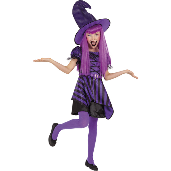 DISFRAZ CUQUI WITCH PURPURA INF image 0