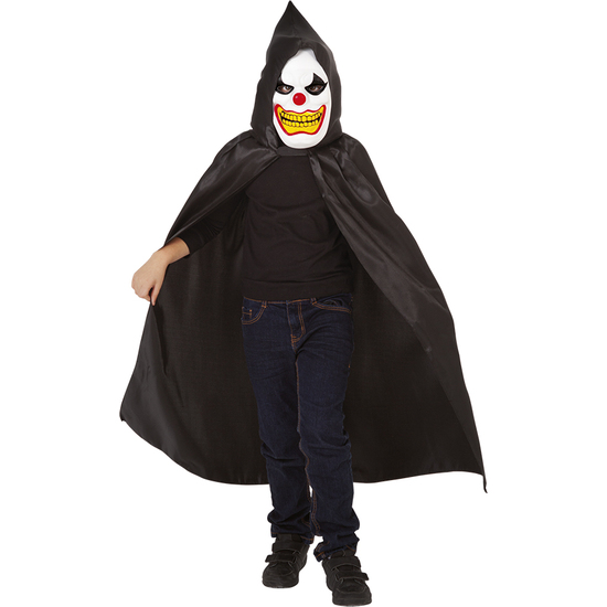 DISFRAZ PAYASO PERTURBADO ENCAPUCHA INF image 1