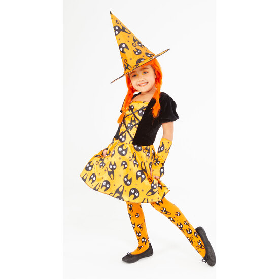 DISFRAZ BRUJA MININOS NARANJA INF image 3