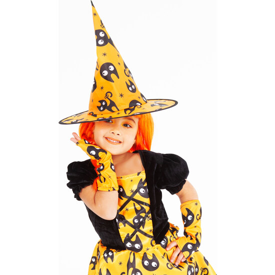 DISFRAZ BRUJA MININOS NARANJA INF image 2