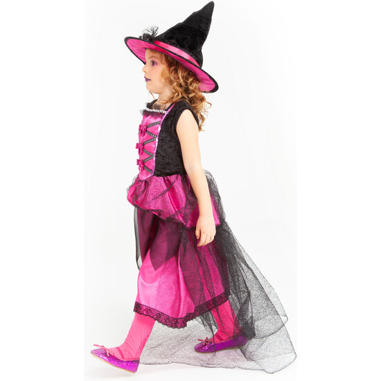 DISFRAZ BRUJA CHIC ROSA INF image 4