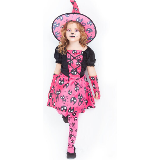 DISFRAZ BRUJA MININOS ROSA INF image 1