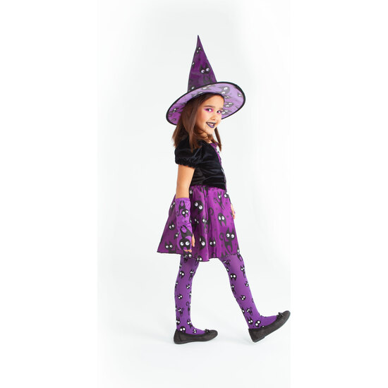 DISFRAZ BRUJA MININOS PURPURA INF image 1