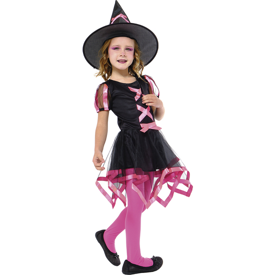 DISFRAZ BRUJA CUCA ROSA INF image 1