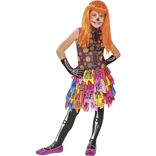 DISFRAZ SKELITA DE LOS MUERTOS INF image 0