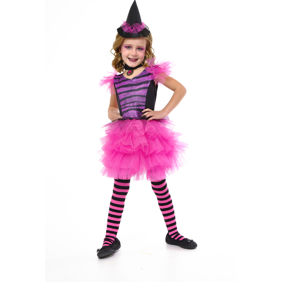 DISFRAZ BRUJA GLAMUROSA ROSA INF image 1