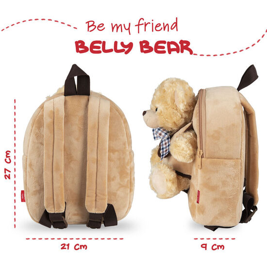 MOCHILA + PELUCHE OSO BELLY 26CM image 2