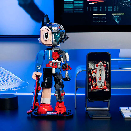 KIT CONSTRUCCION ASTRO BOY THE SKATEBOARD ASTRO BOY 1117PZS image 3