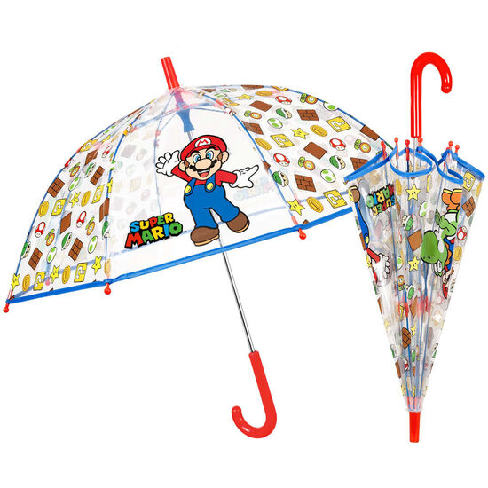 PARAGUAS MANUAL SUPER MARIO BROS 45CM image 0