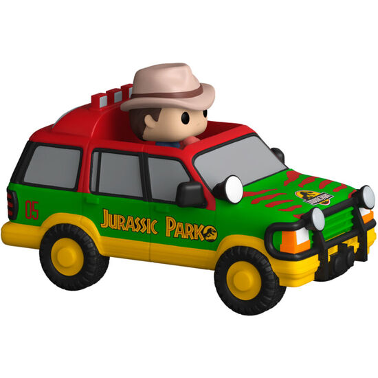 FIGURA BITTY POP RIDE JURASSIC PARK DR. ALAN GRANT AND JURASSIC SUV image 0