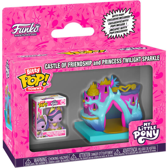 FIGURA BITTY POP TOWN MY LITTLE PONY CASTLE OF FRIENDSHIP AND PRINCESS TWILIGHT SPARKLE image 0