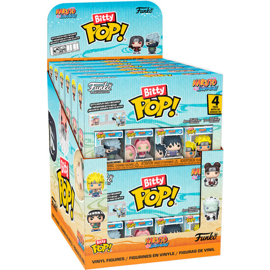 BLISTER 4 FIGURAS BITTY POP NARUTO SHIPPUDEN SURTIDO image 0