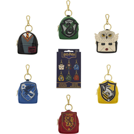 LLAVERO MINI MOCHILA MYSTERY HARRY POTTER LOUNGEFLY SURTIDO image 0