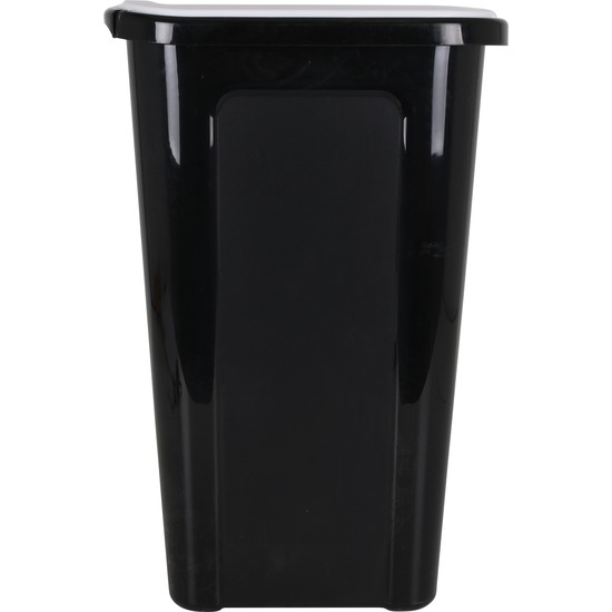 CUBO BASURA COVERLINE 44L NEGRO/TAPA BLANCA image 2