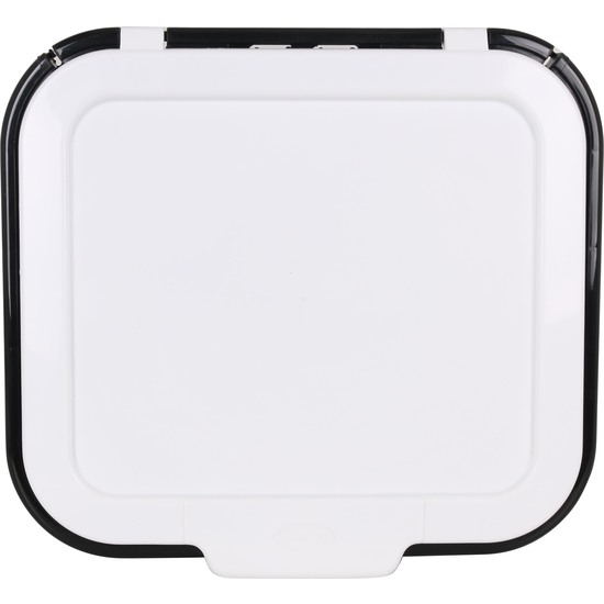 CUBO BASURA COVERLINE 44L NEGRO/TAPA BLANCA image 3