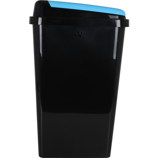 CUBO BASURA RECTANGULAR BIDO 45L NEGRO/AZUL image 2