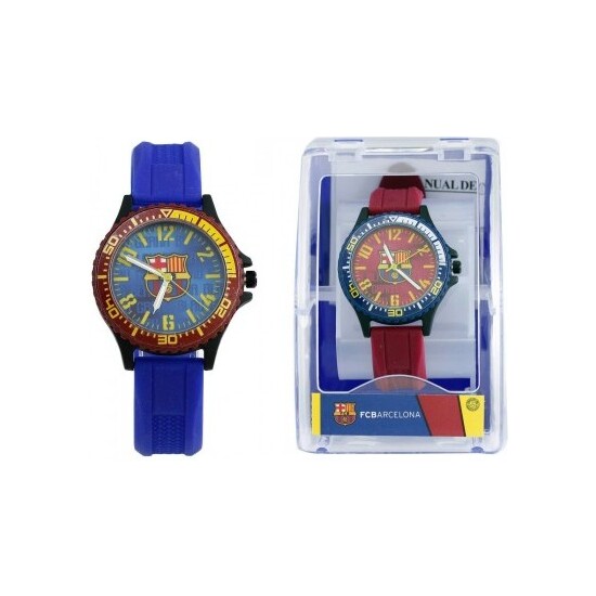 RELOJ DE PULSERA CADETE ARO FÚTBOL CLUB BARCELONA - AZUL image 0