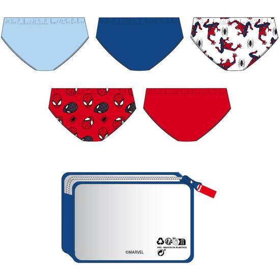 PACK CALZONCILLOS SINGLE JERSEY NECESER SPIDERMAN image 1