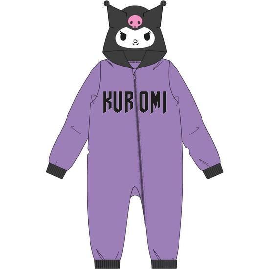 PIJAMA DORMILÓN CORAL FLEECE APLICACIONES HELLO KITTY KUROMI image 0