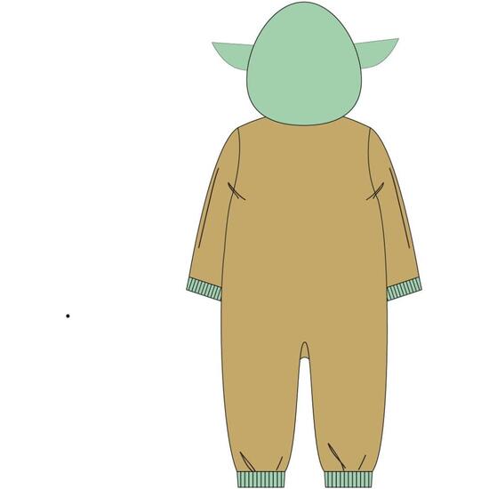 PIJAMA DORMILÓN CORAL FLEECE APLICACIONES THE MANDALORIAN image 1