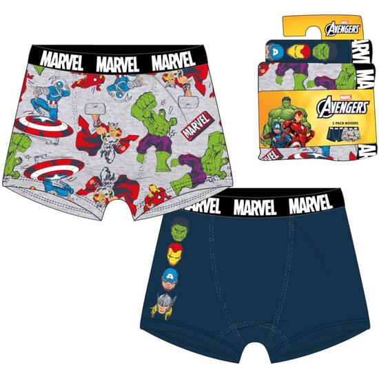 PACK BOXER SINGLE JERSEY 2 PIEZAS MARVEL image 0