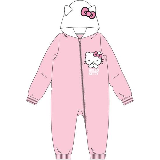 PIJAMA DORMILÓN CORAL FLEECE APLICACIONES HELLO KITTY image 0