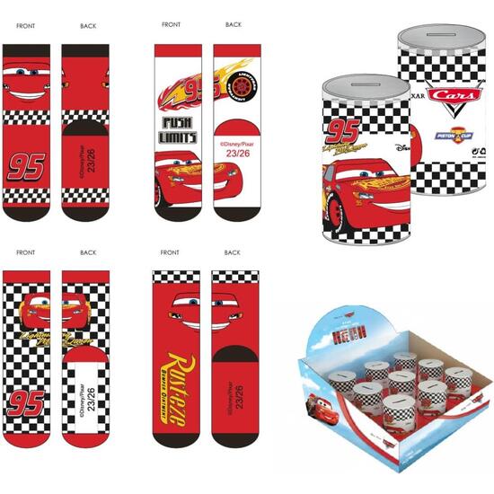 PACK CALCETINES 4 PIEZAS CARS image 0
