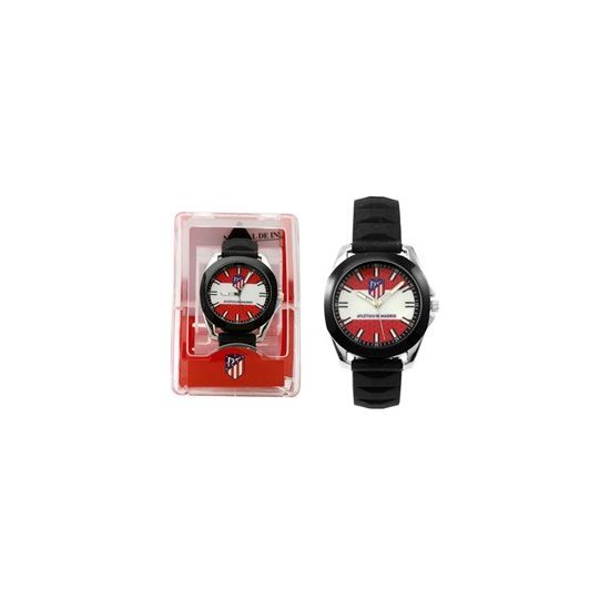 RELOJ PULSERA CADETE CABALLERO ATLÉTICO DE MADRID - NEGRO image 0